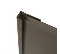 Splashwall Straight Panel End Cap (L)2440mm (T)4mm - Hessian