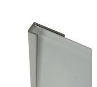 Splashwall Straight Panel End Cap (L)2440mm (T)4mm - White