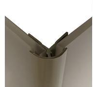 Splashwall Straight Panel External Corner Joint (L)2440mm (T)4mm - Hessian