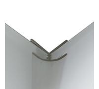 Splashwall Straight Panel External Corner Joint (L)2440mm (T)4mm - White