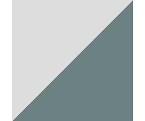 Splashwall White & Blue Aluminium Splashback, (H)800mm (W)900mm (T)4mm