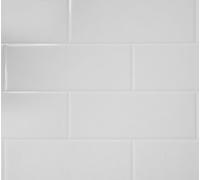 Splashwall White Melamine Top Surface Of Hpl Splashback, (H)600mm (W)2440mm (T)3mm