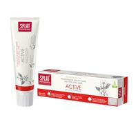 Splat Active Professional Range Toothpaste promotion of healthy gums, Vitamins A,E help soft oral tissue, Sp, White System gently whitens and polishes tooth enamel. 100ml