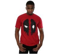 Splat Face Cotton T-Shirt Deadpool Red XL
