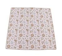 Splat Mat, High Chair Mat for Floor Washable Portable Picnic Floor Feeding Table Cloth Cartoon Animal Pattern Baby Washable Spill Mat Baby Floor Mat for Home, 43.3x43.3in