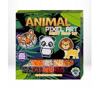 Splat Planet Animal Themed Pixel Art Melty Bead kit Fuse Beads for Kids Craft Art kit (Animal)