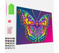 Splat Planet Diamond Painting Kit - Butterfly 40x30cm, none