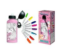 Splat Planet Décore ta propre Gourde, colorie-la ! Cadeau Pour Enfants, Gourde 600 ml (Licorne)