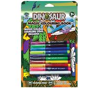 Splat Planet Dinosaur colouring book with changing pens set - Magical art A4 size book - Colour Changing Colouring Pens Set