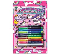 Splat Planet Magic Unicorn colouring book with magic colour changing pens set - Magical art A4 size colouring book