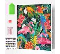 Splat Planet Sloth Animal Framed Diamond Painting Kit, Rhinestone, Framed Diamond Art, 5D Diamond Painting Kit, Home Wall Decoration, Arts and Crafts for Adults, Kids, 30x40cms