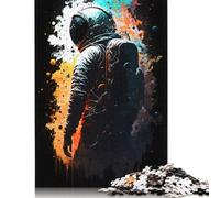 Splatter Astronomy 1000 Pieces Paper Jigsaw Puzzles Unique Puzzle Creative Jigsaw Puzzles Gift for Adults,Family Game Challenge Activity 38x26cm/1000pcs