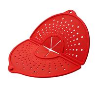 Splatter Fryer Protector - Heat Resistant Foldable Silicone Lid | Rotatable Anti-Fat Screen for Frying, Pots, Boiling, Steaming, Home, Kitchen