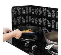 Splatter Guard: Folding Kitchen Guard, Non-Stick Aluminum Barrier, Cooking Protection Board | Durable Splatter Screen for Stove, ENC