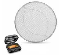 Splatter Guard for Ninja Foodi Max Ag551uk Ag551 Splatter Shield Stainless Steel Air Fryer Accessories Reusable Splash Guard Screen Stop Hot Oil Splash Dishwasher Safe Fine Mesh Replacement Parts