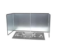 Splatter Guard - Stainless Steel Foldable Oil Splash Protector, Fine Mesh Shield, Heat Insulation Screen | Frying Pan Stove Top Grease Barrier Cooking Food Safety Kitchen Dish Wall Cleaner Tool