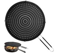 Splatter Screen for Frying Pan, Grease Splatter Guard, Heat-Resistant Splatter Guards for Frying, Silicone Splatter Screen for Everyday Cooking, Dishwasher Safe （16in×12in×0.5in）