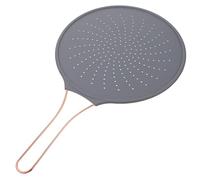 Splatter Screen Long Handle Silicone with Stainless Steel Mesh Cover