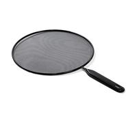 Splatter Screen Shield Cover 29 cm Black Mesh Metal Wired Cooker Pots Fry Pan Anti Splash Guard Screen with Handle(Pack of 1)