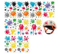 Splatter Splotches Car Decals, 9 Pack Cartoon Car Stickers and Decals, Waterproof Bike Sticker, Self-Adhesive Vinyl Stickers for RV SUV Camper Body Side Door Helmet Wall Window, 22x30 CM, Colorful