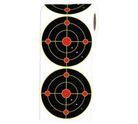 Splatter Target Stickers, 100 Sheet Practice Set, Adhesive Targets with Bright Fluorescent Design, Training Gear, Target Stickers with Sturdy Material, Fun Safety for Marksmen
