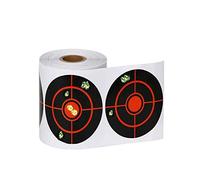Splatter Target Stickers, Roll Adhesive Stickers, ShootingTargets For BB Pellet Airsoft Guns, Rated Adhesive ShootingTargets(3" Qty 250)