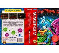 Splatterhouse 2 Genesis Replacement Box Art Case Insert Cover Only