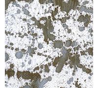 Splatterware Gold and Silver Caspari Lunch Paper Napkins 20 in Pack 3 ply 33 cm Square
