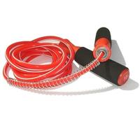 Splay Licorice Twin Colour Jump Rope-Red, Nylon Speed Jump Rope Plastic Handle with Speed Rope Fitness Workouts Fat Burning Exercises Boxing Home Exercise