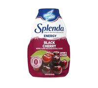 SPLENDA Energy Liquid Water Enhancer Drops, Sugar Free, Zero Calorie, Natural Flavor, Concentrated Drink Mix, 3.11 Fl Oz Each Bottle (Black Cherry, 1 Pack)
