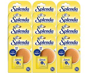 SPLENDA No Calorie Sweetener Dissolvable Minis, 100 Tablets (12-Pack)