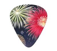 Splendid fireworks 12 guitar picks per pack, available in 3 different thicknesses, suitable for electric guitars, ukuleles, etc.