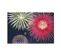 Splendid Fireworks Adult Wooden Jigsaw Puzzle 1000 Pieces for The Perfect Visual Feast! 1000pcs