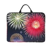 Splendid fireworks Prints 14-Inch Laptop Sleeve Waterproof And Shockproof Suitable For Office Work Business Trips And Daily Travel.