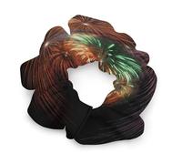 Splendid Fireworks Satin Scrunchies Fluffy Hair Ties Soft Jumbo Scrunchy Large Thick Elastic Hair Bands Cute Satin Hair Scrunchies Ideal Gift for Women Hair Accessories Decor