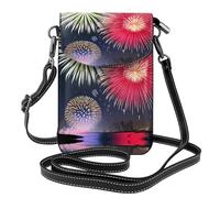 Splendid fireworks This microfiber leather pouch features multiple pockets, making it perfect for everyday outings.