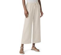 Splendid Women's Angie Crop Wide Leg Pant, Moonstone, Large