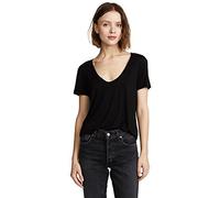 Splendid Women's Scoop Neck Short Sleeve T-Shirt, Black, L