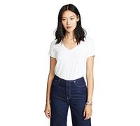 Splendid Women's Scoop Neck Short Sleeve T-Shirt, White, Large