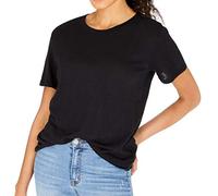 Splendid Women's Short Sleeve Crew Neck, Black, S
