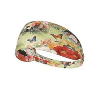 Splendor Print Stretchy Workout Thick Headbands For Women Non Slip For Men Womens