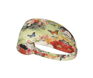 Splendor Print Stretchy Workout Thick Headbands For Women Non Slip For Men Womens