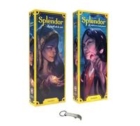 Splendor Set of 2 Extensions Silk Road + The Sun Never Sets French Version + 1 Blumie Decap - Strategy Game - For Ages 10+ - 2 to 4 Players