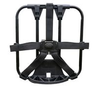SplendoRoute Folding Bike Front Rack Set for Brompton Bike Front Carrier Block (Black)
