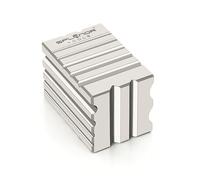 Splenor Tools Steel 3” Swage Metal Forming Block - for Jewelry Making - Silversmith - Metalworking - Bench Anvil Tool