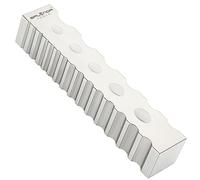 Splenor Tools Steel 8" Multi Purpose Swage Forming Block - for Jewelry Making - Silversmith - Metalworking - Bench Anvil Tool