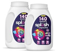 Splesh by Cusheen Splesh Xtra Stain Removal 3in1 Laundry Capsules, 10 Months Supply Bulk Buy (280W) White