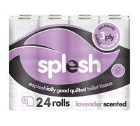 Splesh by Cusheen Lavender Scented Toilet Tissue Rolls (24 Pack)