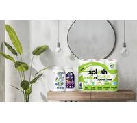 Splesh Cleaning essentials: XL Kitchen Towel 3Ply 6 Rolls with 2pk 3in1 Laundry Capsules 140W