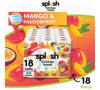 Splesh Mango & Passionfruit Kitchen Towel 3 Ply Xl Roll, 18 Rolls